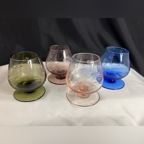 4-MCM coloured etched snifters - Picture 2 of 2